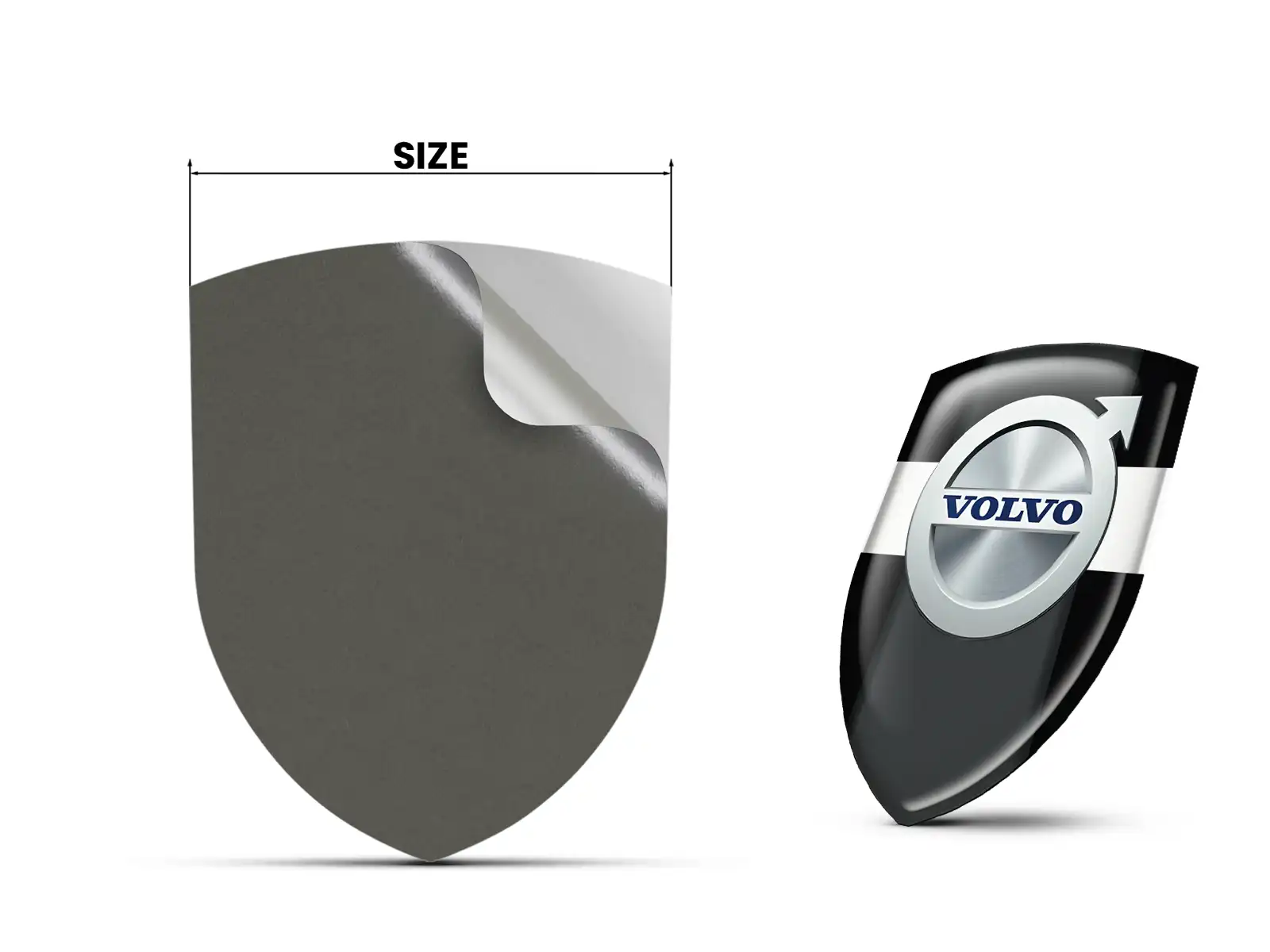 Volvo Etiqueta Impermeable Premium Alta Calidad Profesional